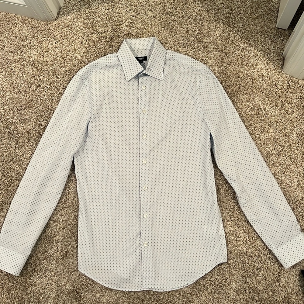 Express light blue with pattern dress shirt size XS, BRAND NEW, never worn